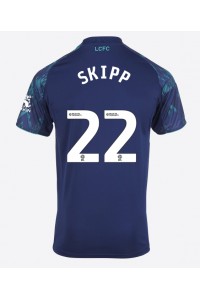 Fotbalové Dres Leicester City Oliver Skipp #22 Venkovní Oblečení 2025-26 Krátký Rukáv